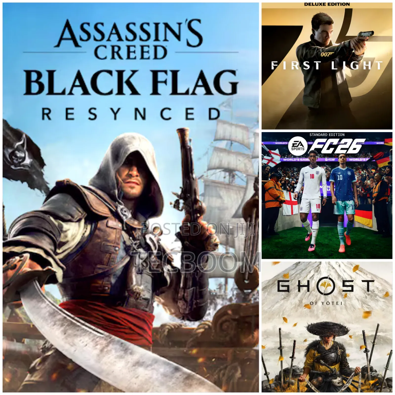 Lastest Ps5 Games|Digital Games - First Light 007, Black Flag,Yotei