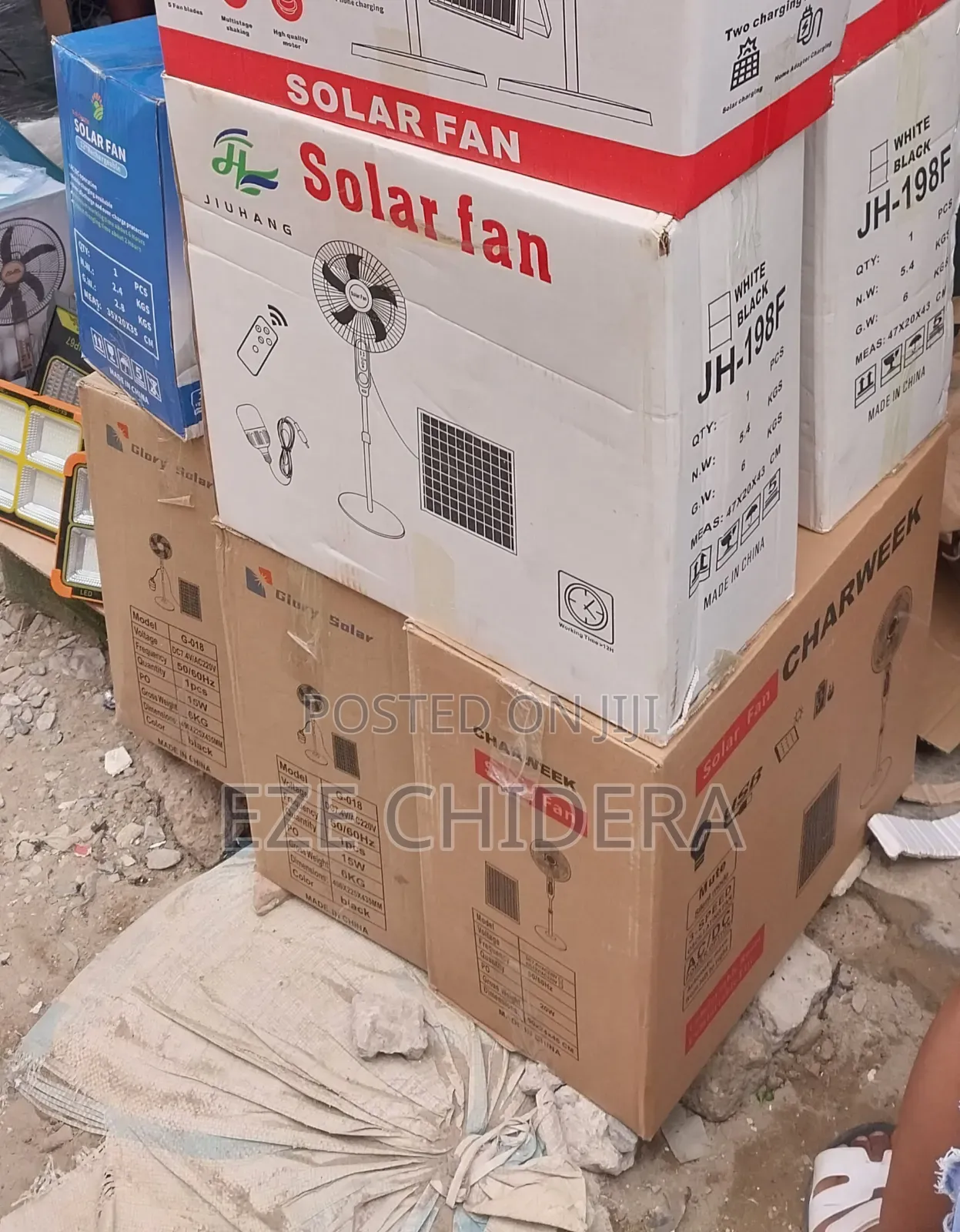 Charweek Solar Fan