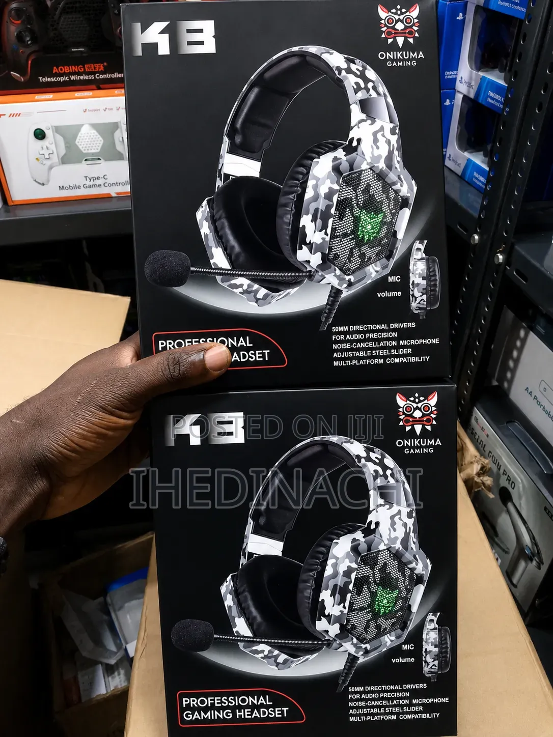 Original Onikuma Wired Gaming Headset With Microphone