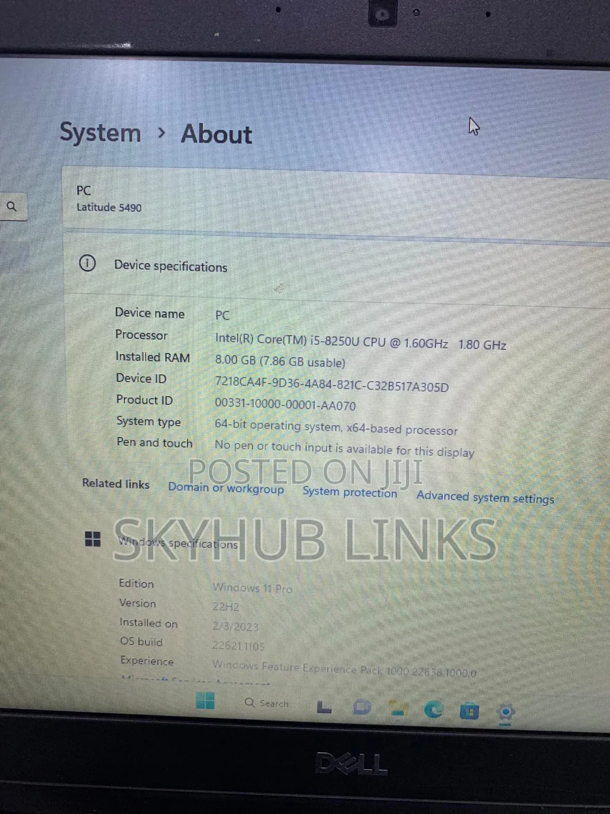 Laptop Dell Latitude 5490 8GB Intel Core i5 SSD 256GB