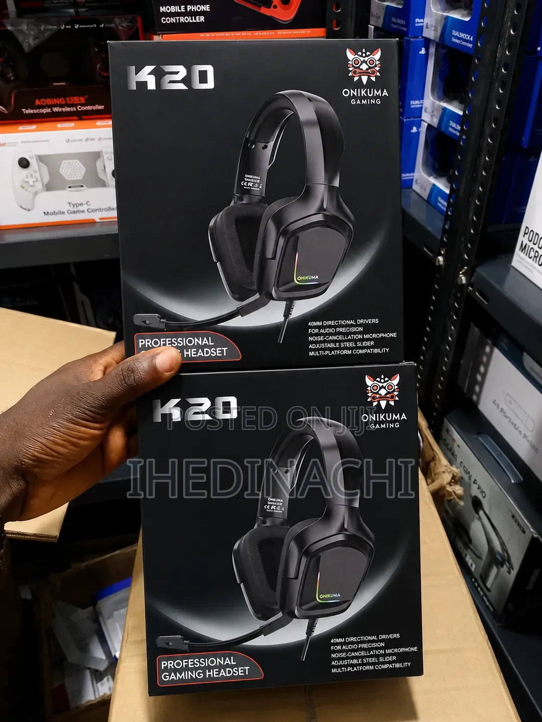 Wired Gaming Headset With Microphone Big Bass