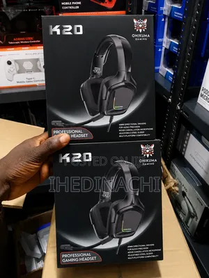 Wired Gaming Headset With Microphone Big Bass