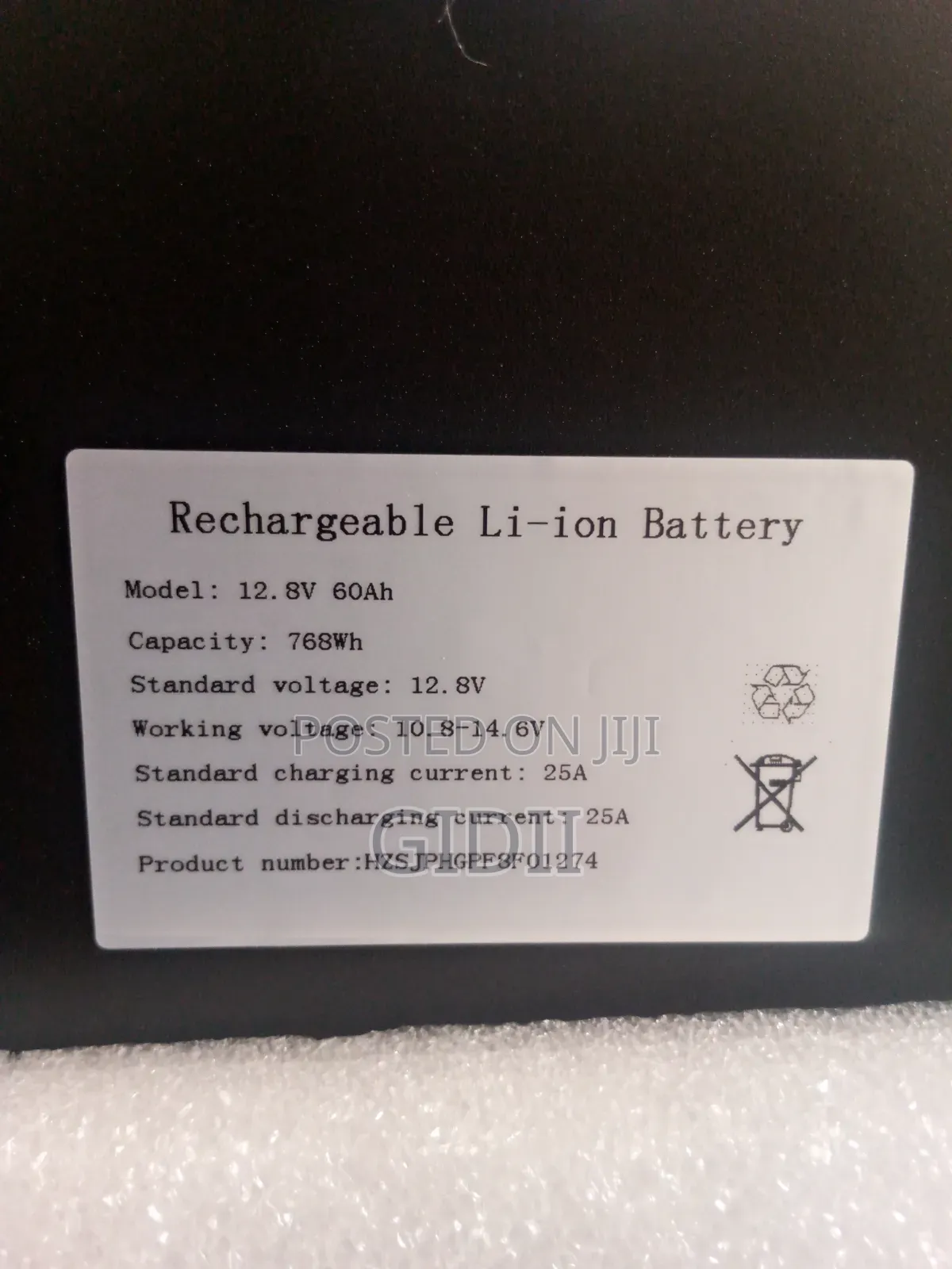 Hz Solar 768kwh Lithium Battery 12v