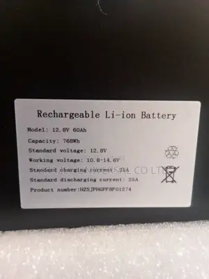 Hz Solar 768kwh Lithium Battery 12v