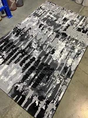 Black/Grey Color Rug Carpet