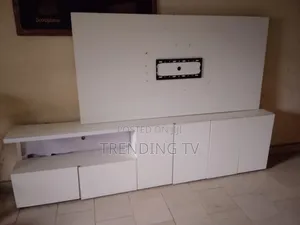 White Wooden Television Console for Sale
