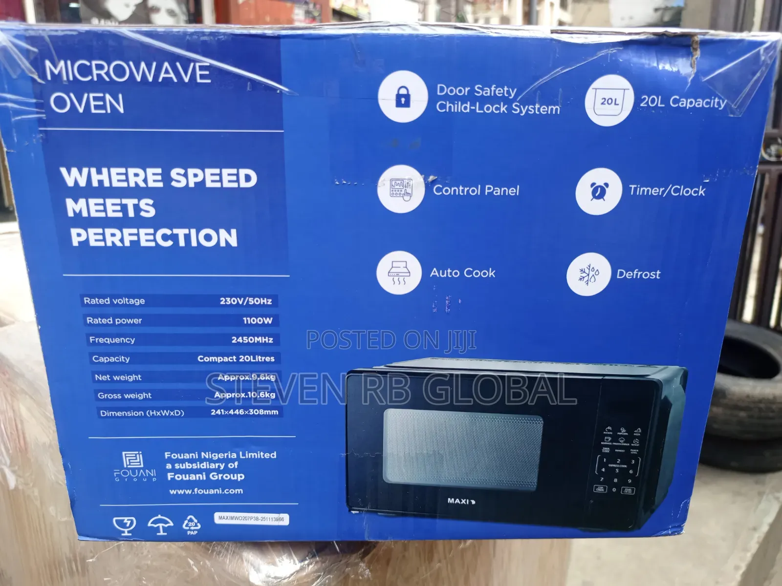 Maxi 20l Digital Microwave Oven 700w | Maximwo207p3b