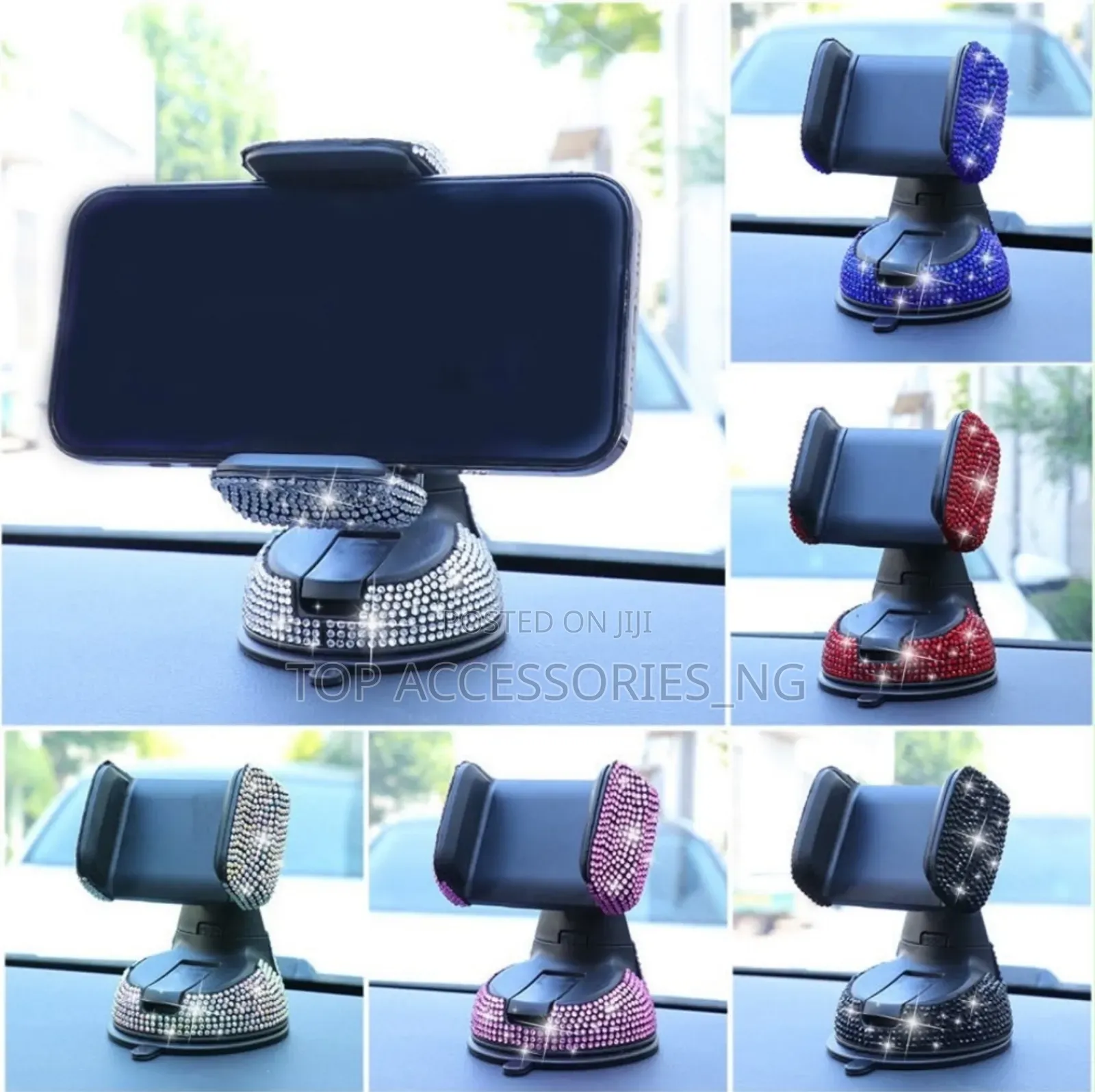 Glitters Tissue Box and Phone Holder