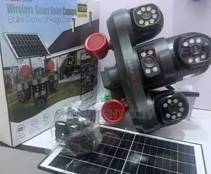 Triple Lens 4g Solar CCTV Camera – Wireless Outdoor PTZ Security Camer