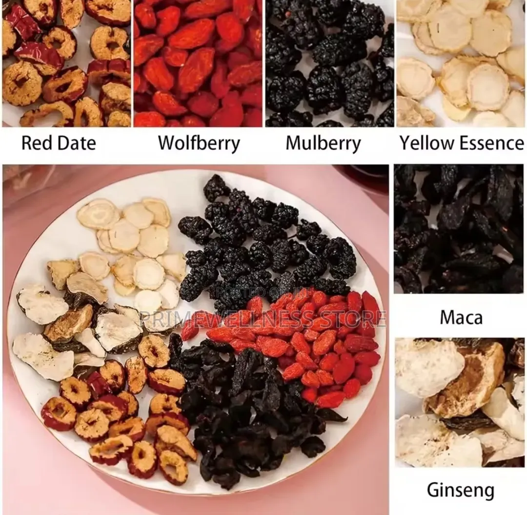 Ginseng Five Treasure Tea, 6 Ingredients