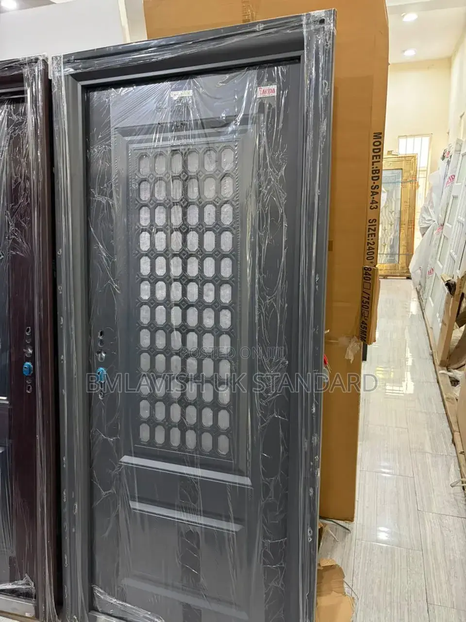 Milan Home Doors 3ft Kitchen Exit Security Door
