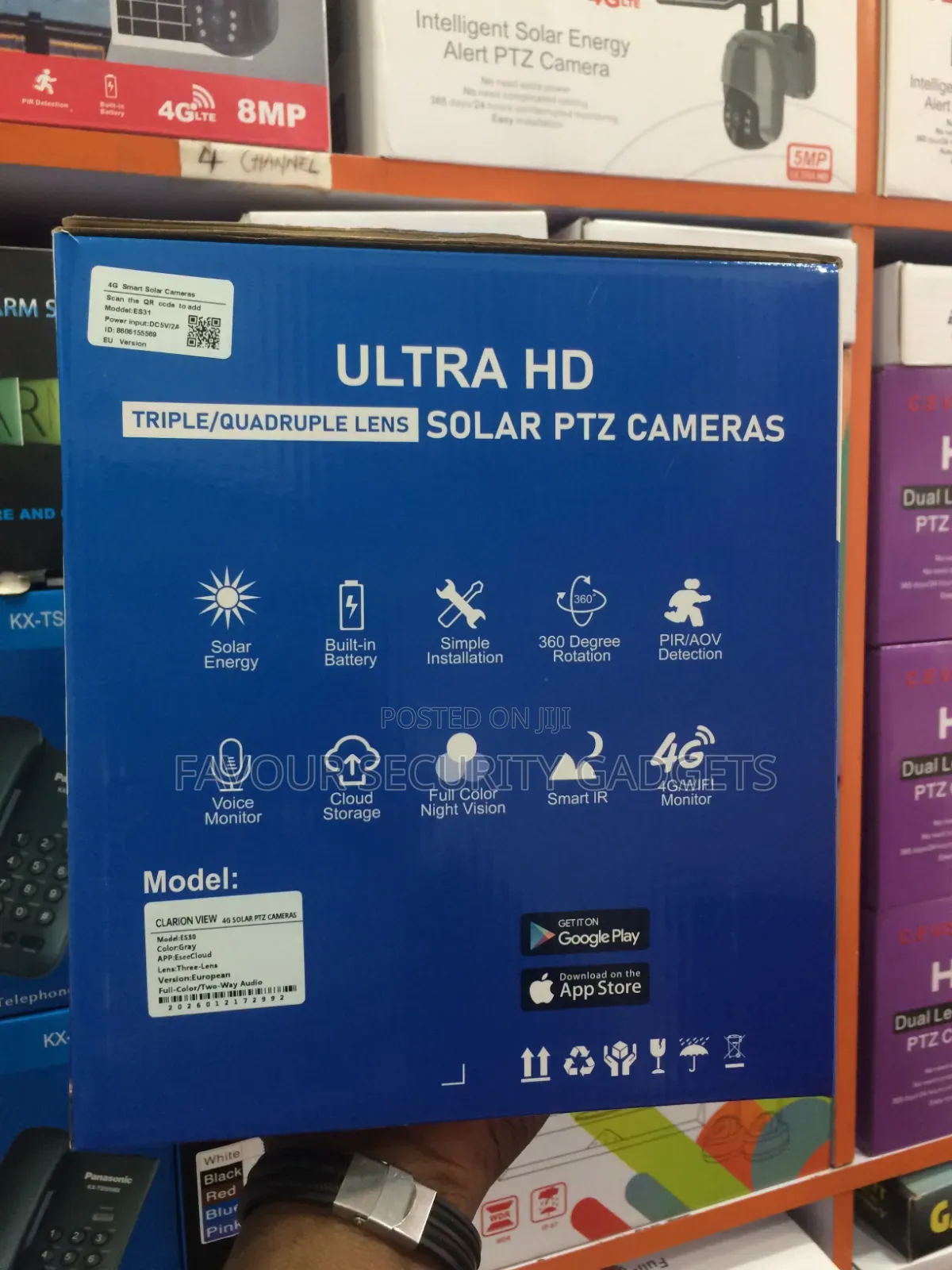 High Quality Triple Lens Solar Camera
