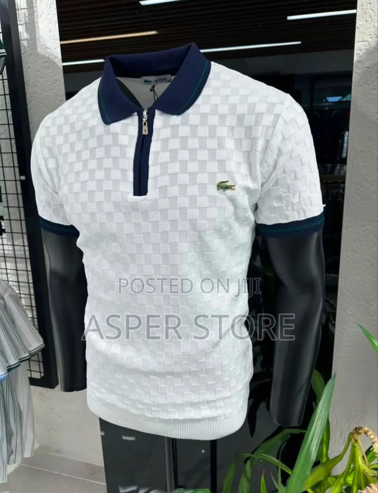 Well Branded Lacoste Zip Polo