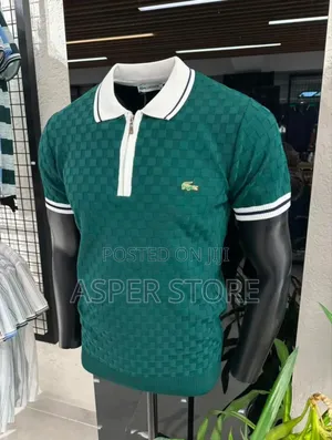 Well Branded Lacoste Zip Polo