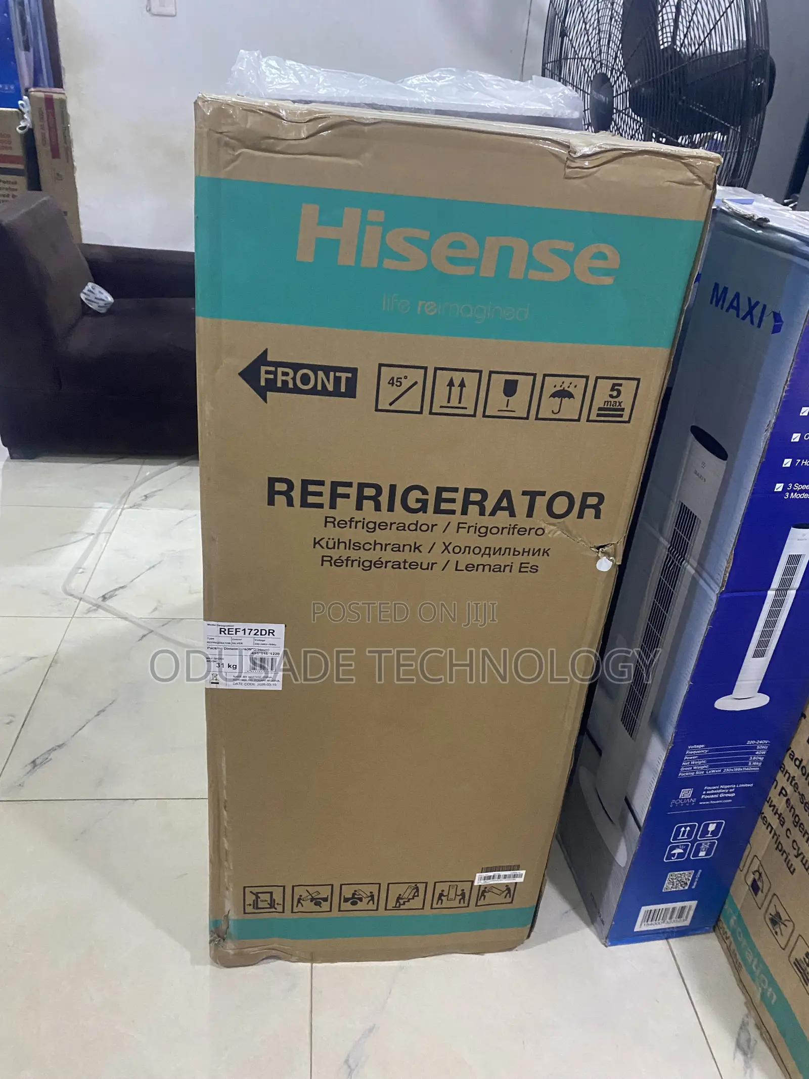 Hisense 124l Refrigerator With Efficient Cooling Ref172dr