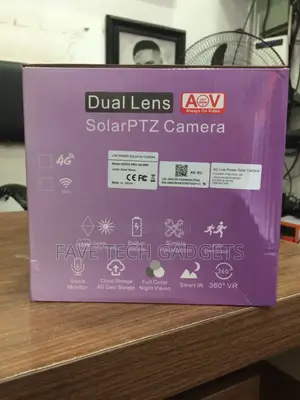 High Quality Dual-Lens Solar Camera 8mp