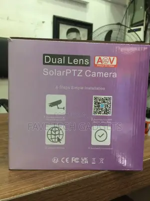 High Quality Dual-Lens Solar Camera 8mp