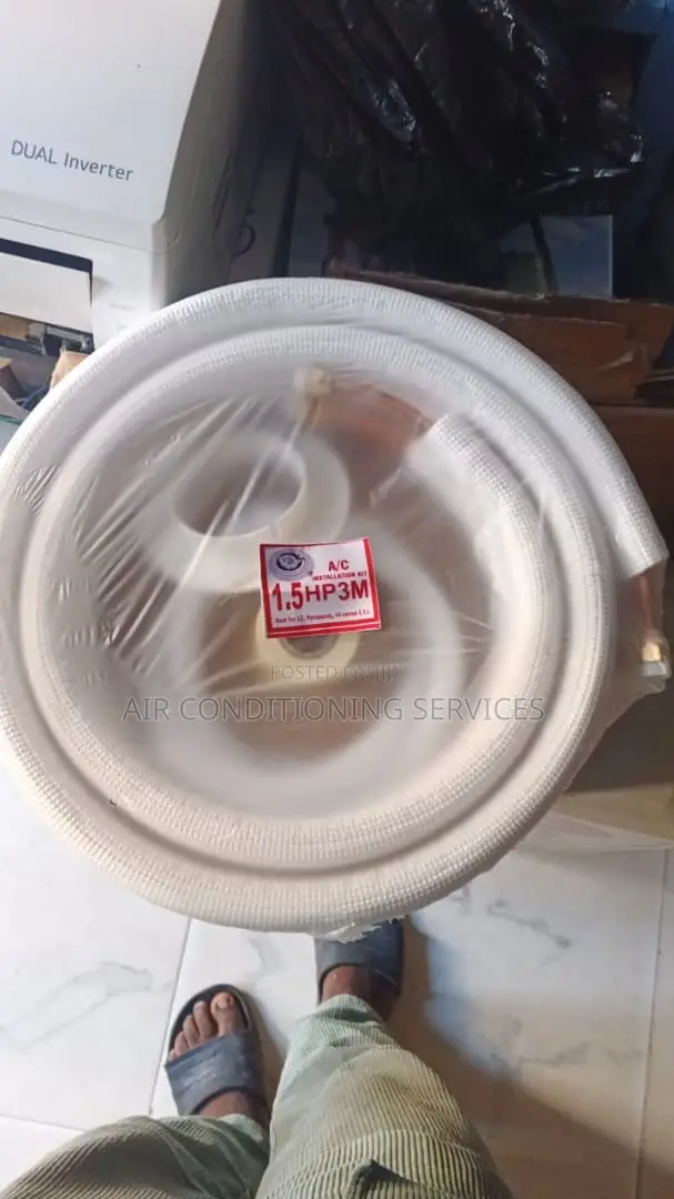 AC Installation Kit 1.5hp 3meters 100% Copper Pipe