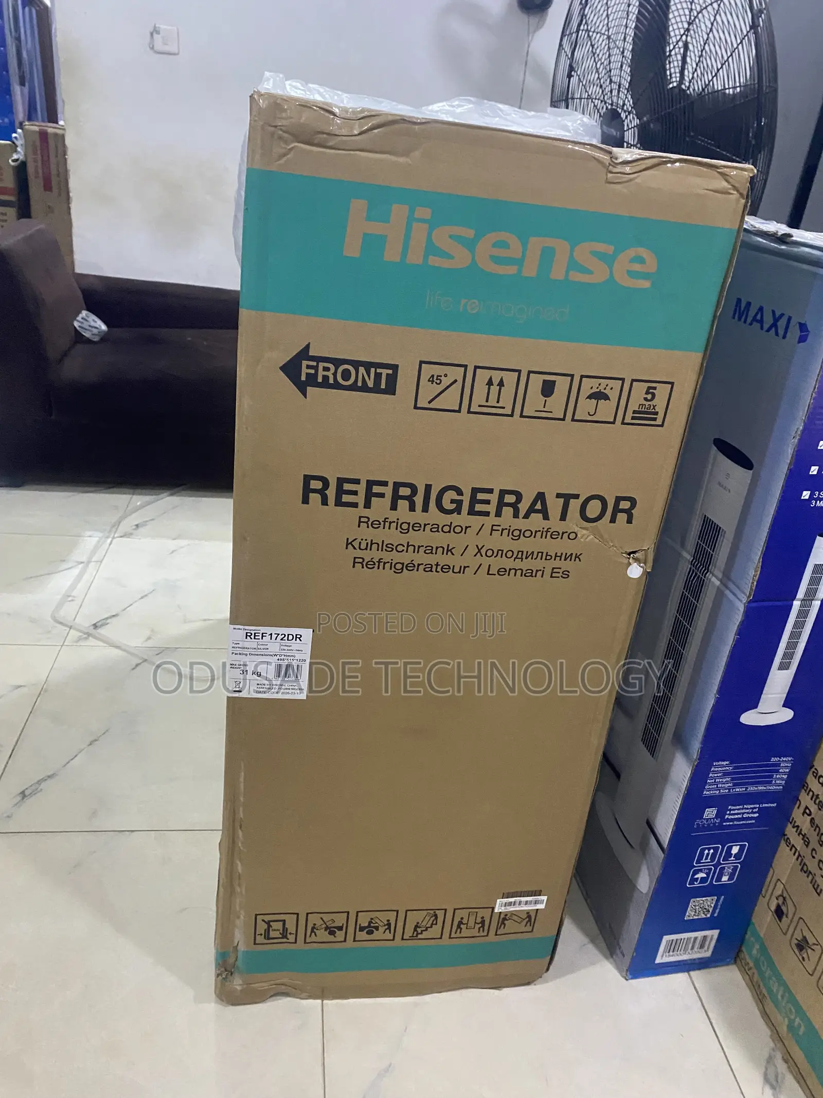 Hisense Refrigerator 172dr With Practical Storage