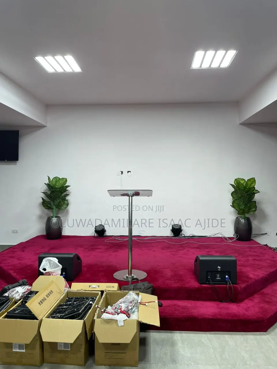 Church Led Screen at Oniru