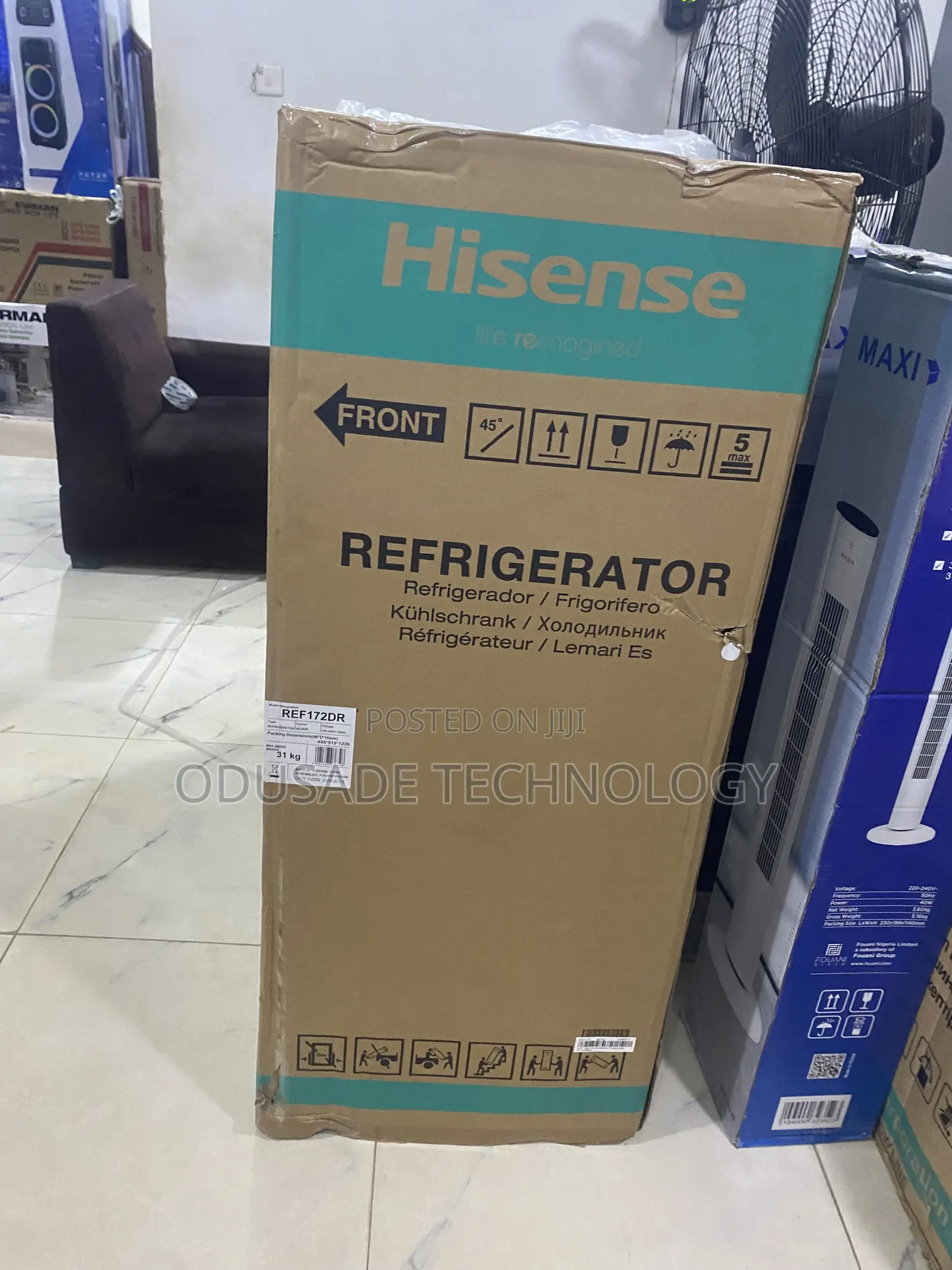 Hisense Refrigerator 124l Energy Efficient