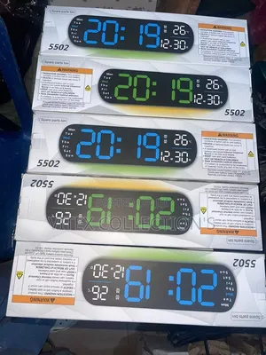 Digital Wall Clock With Remote Control