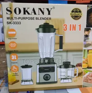 Sokany 3 in 1 Multipurpose Blender