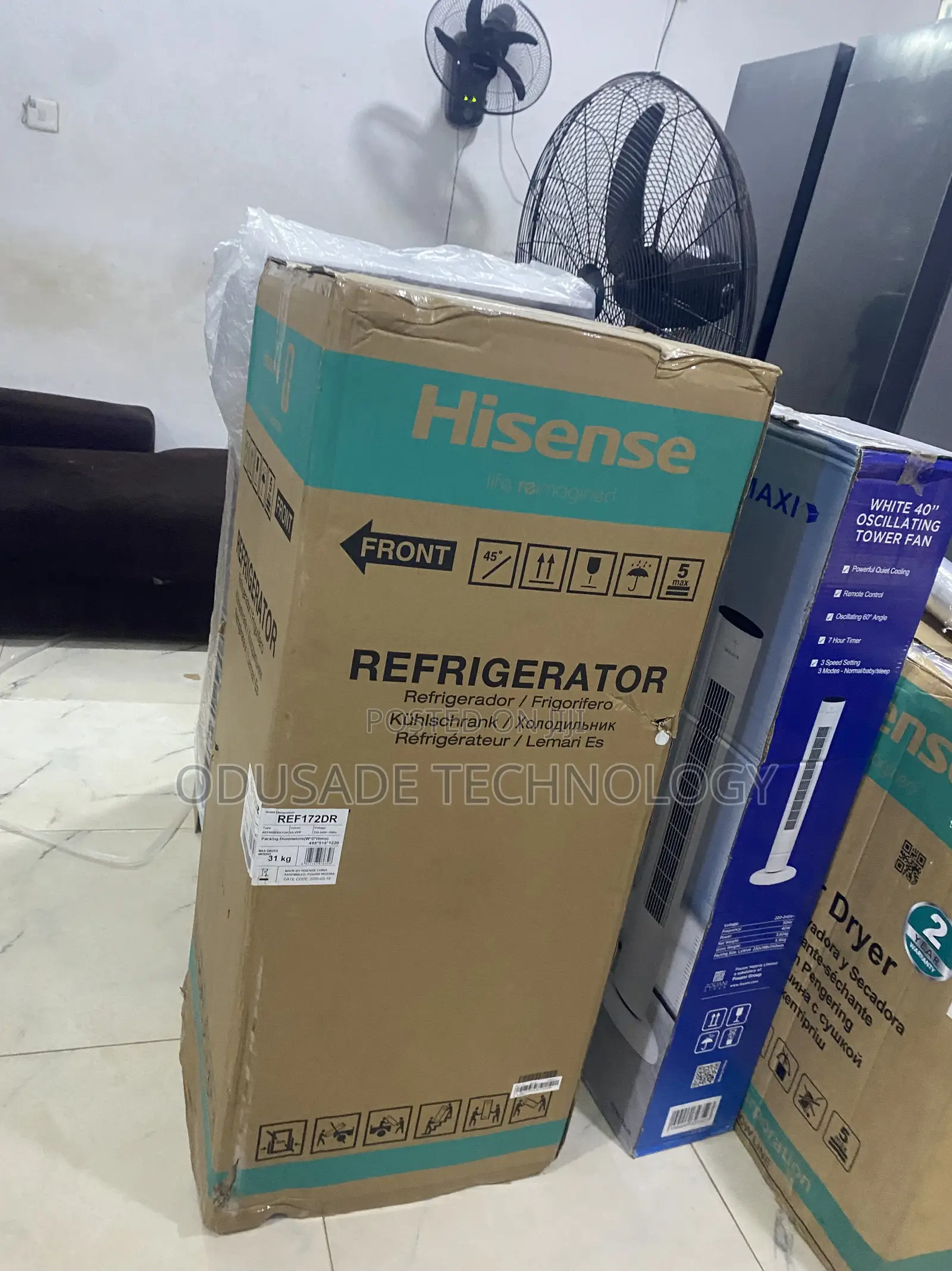 Hisense 172dr Efficient Double Door Fridge 124l