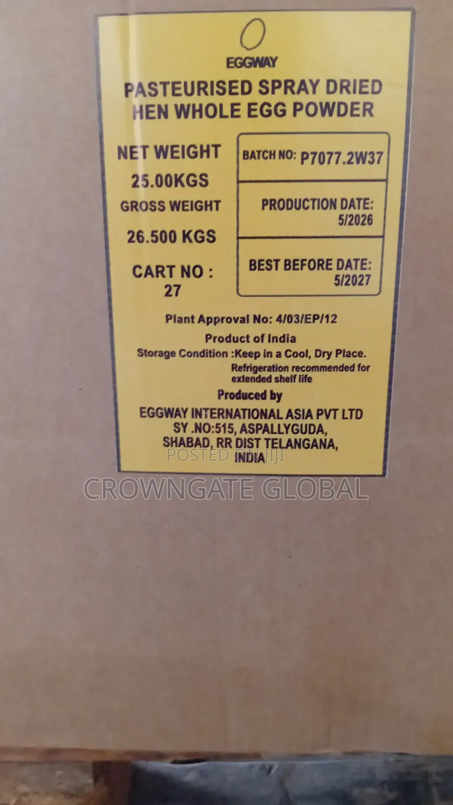 Imported Egg Powder