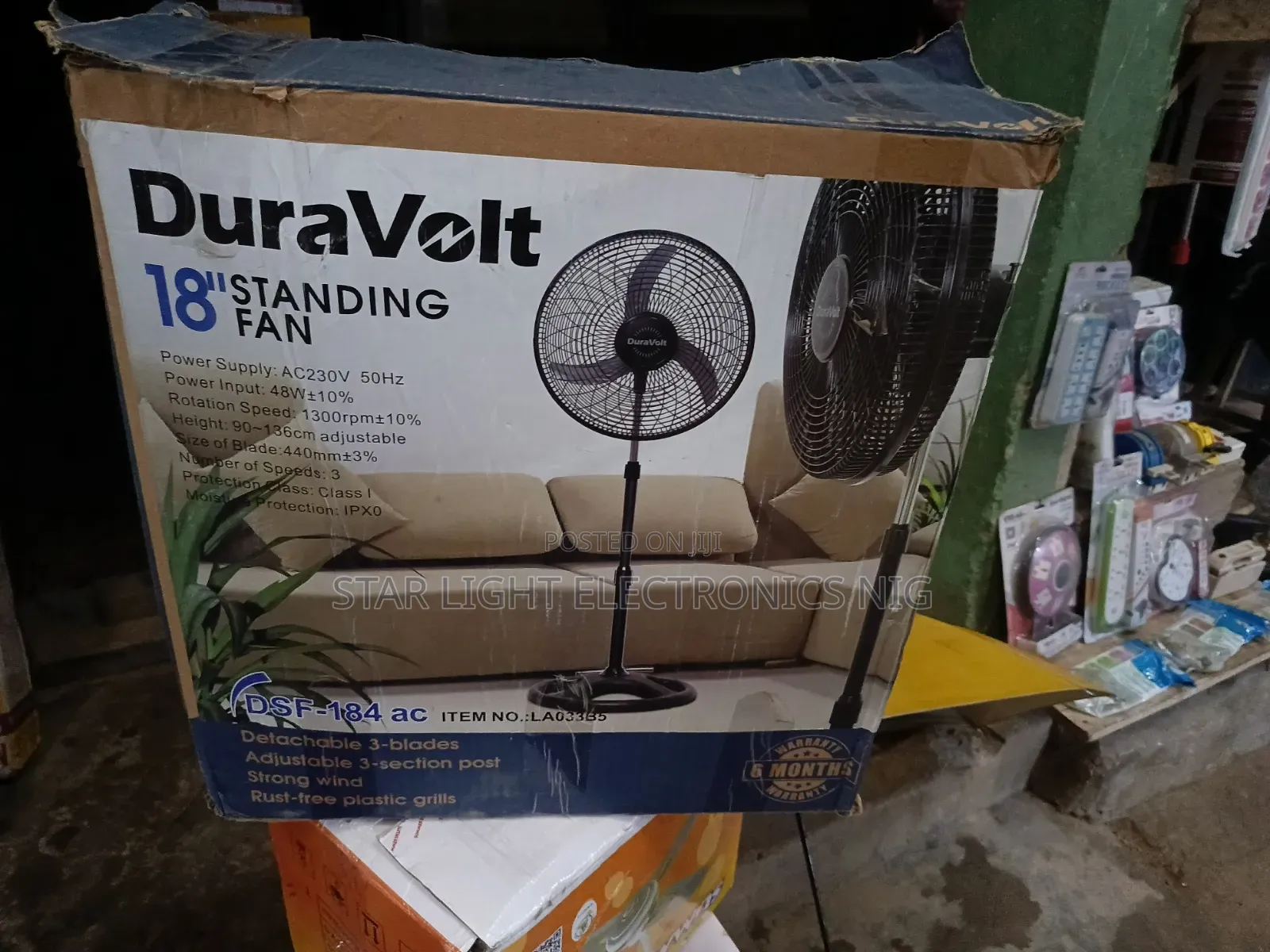 Duravolt Standing Fan Ac