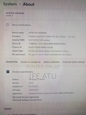 Desktop Computer 16GB Intel Core i3 HDD 1T