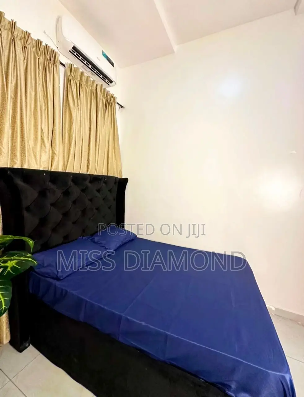 Neatly Used Bed and Bed Frame