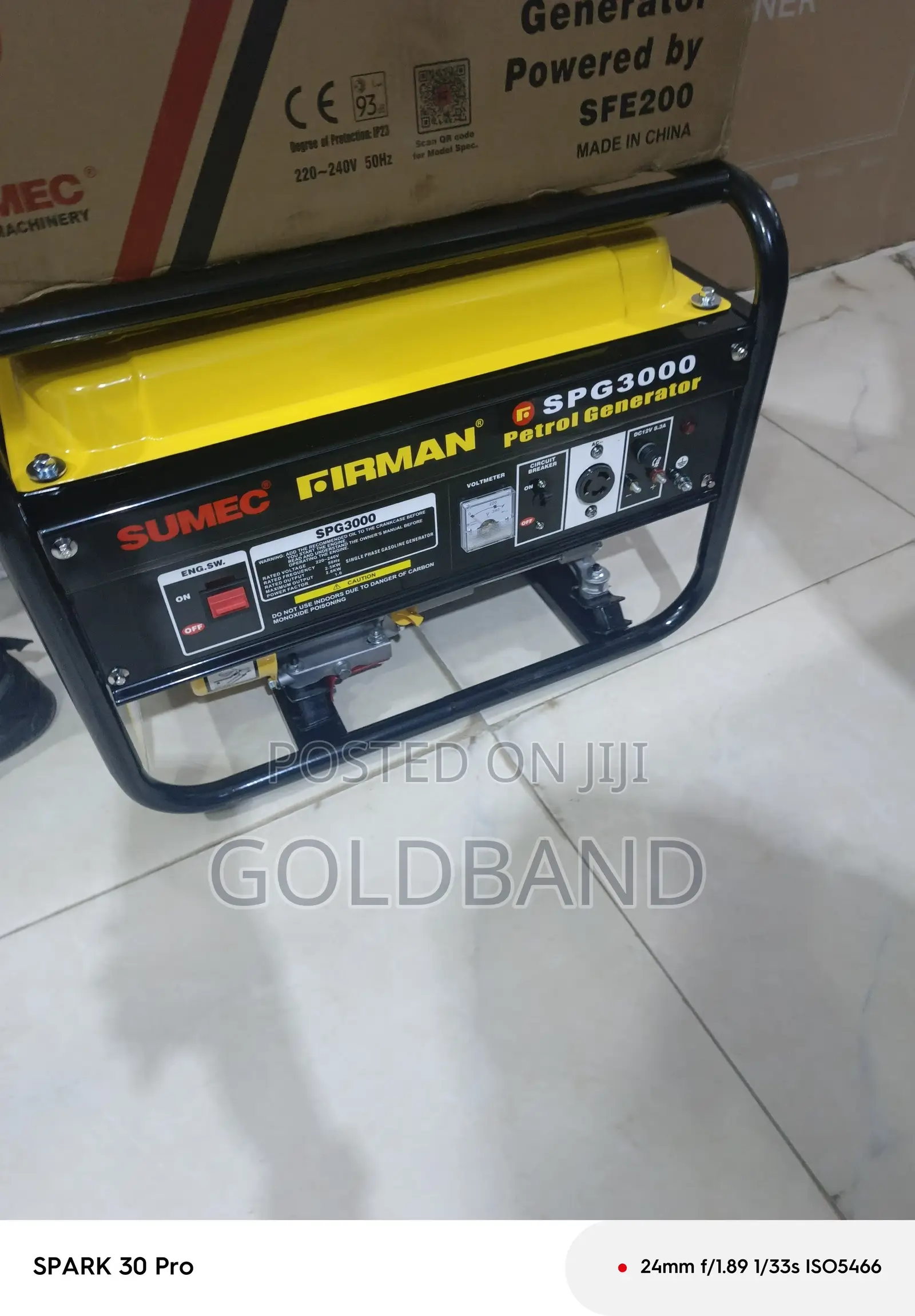 Firman Sumec SPG 3000 Petrol Generator – Powerful Output