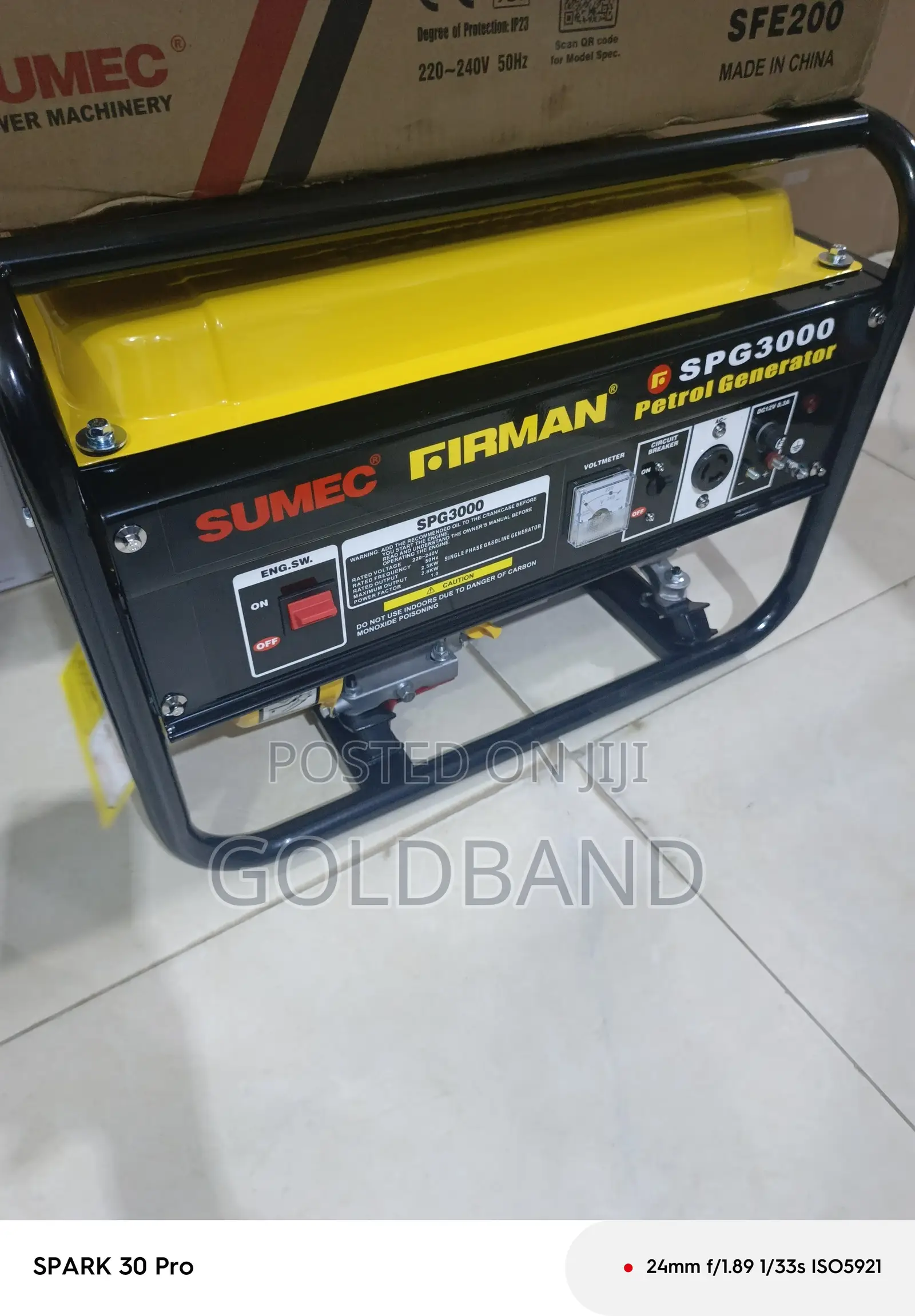 Firman Sumec SPG 3000 Petrol Generator – Powerful Output