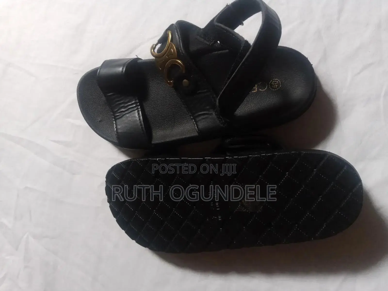 Luxury Celine Style Flat Sandals With Backstrap