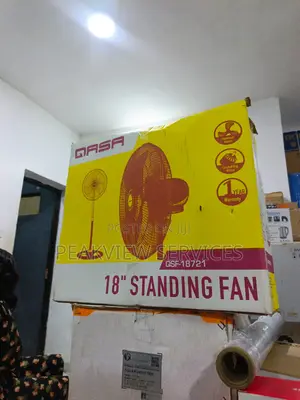 Qasa 18 Inch Standing Fan for Home and Office