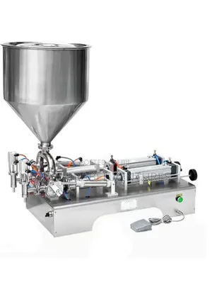 Double Head Paste Liquid Filling Machine