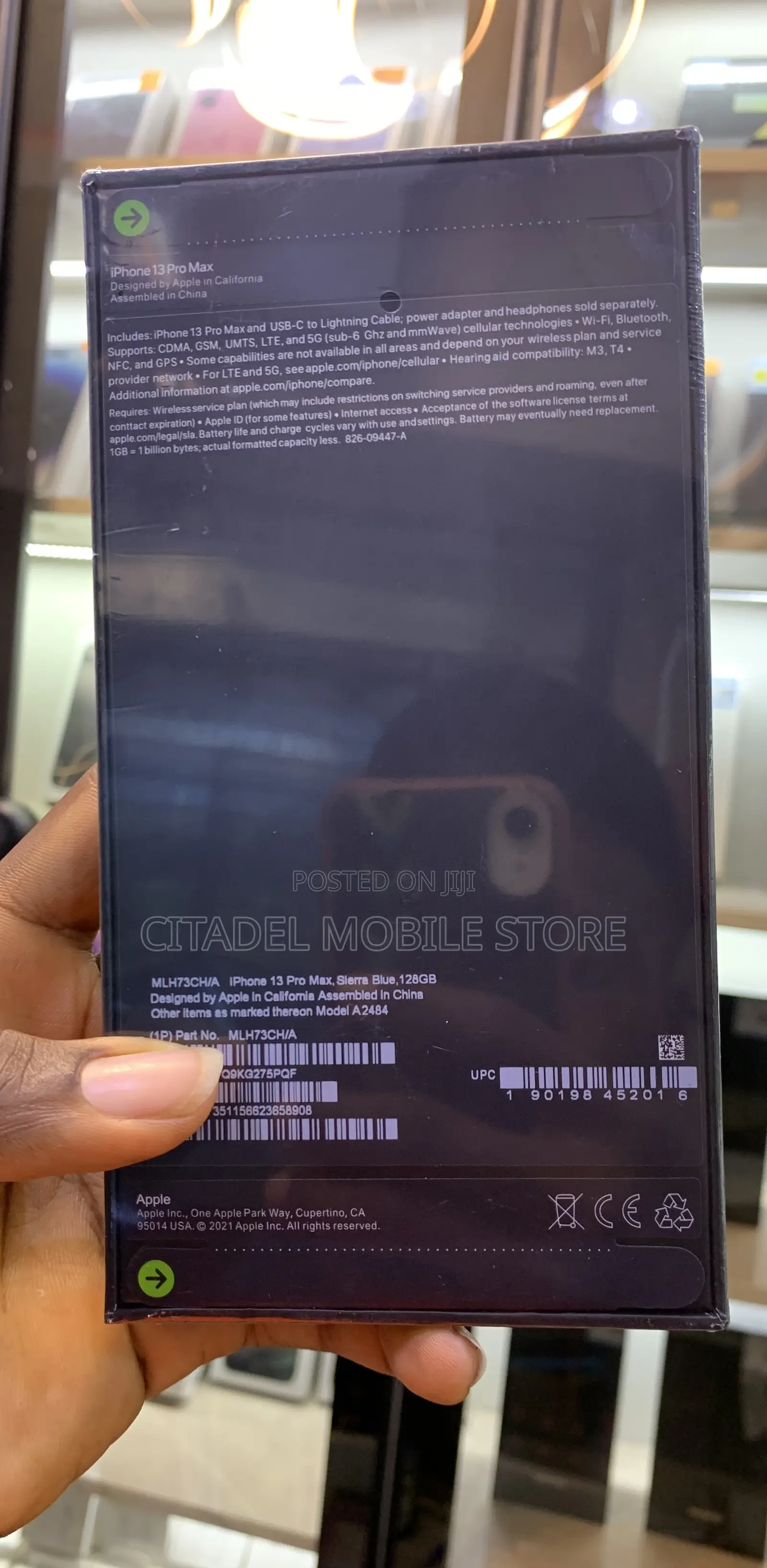 New Apple iPhone 13 Pro Max 128 GB Blue
