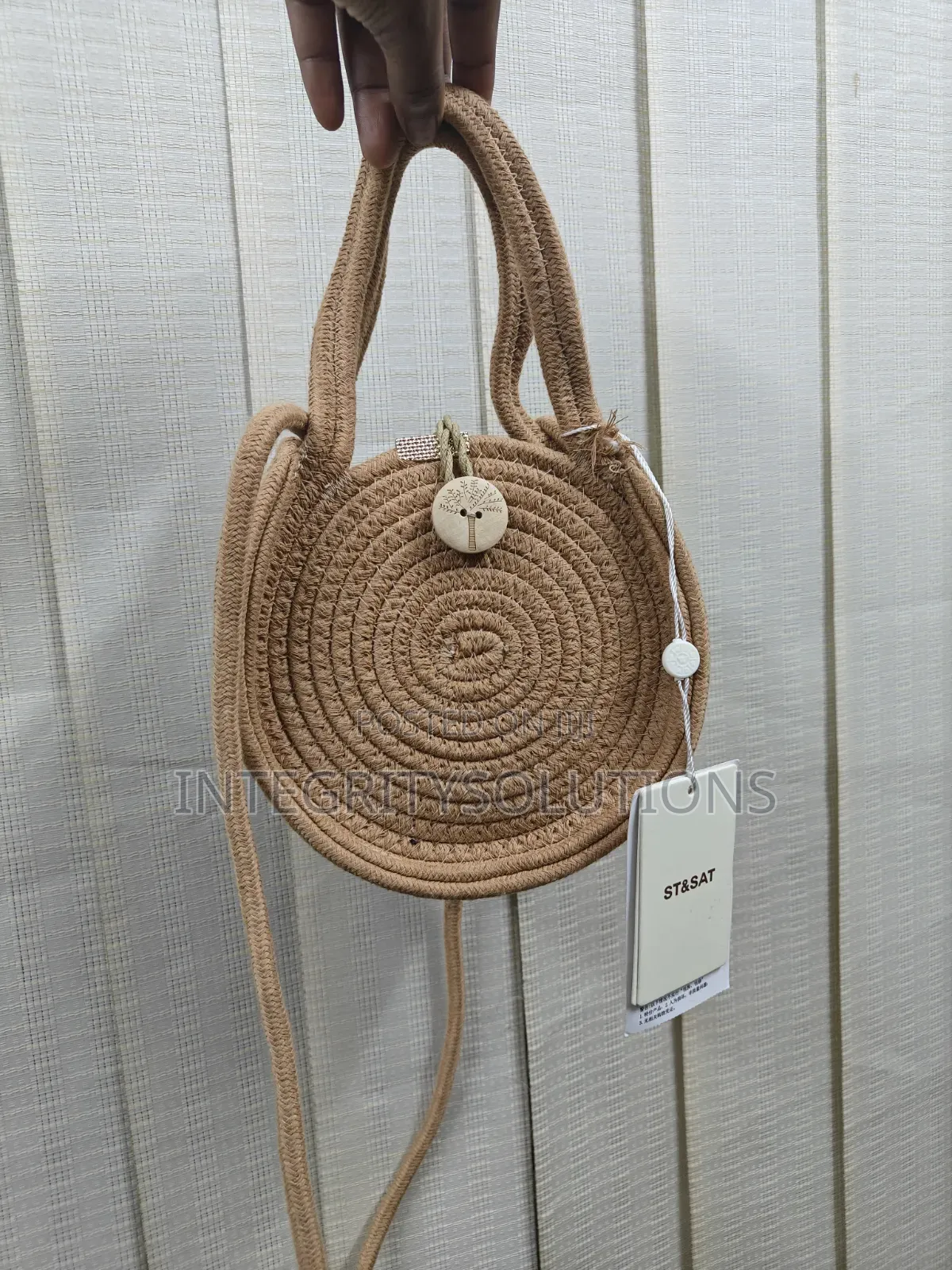 Wooden Handmade Bag