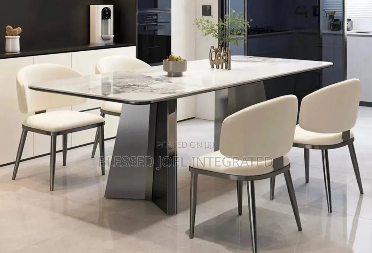 6 Seaters Mabel Top Dining Set
