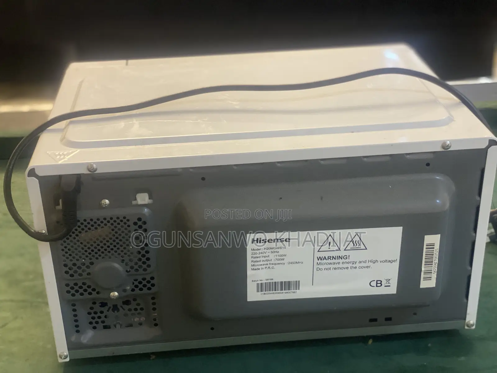 Hisense Microwave 20 Liters