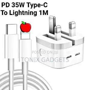 50w Usb-C+C Power Adapter and Usb-C to Lightning Cable