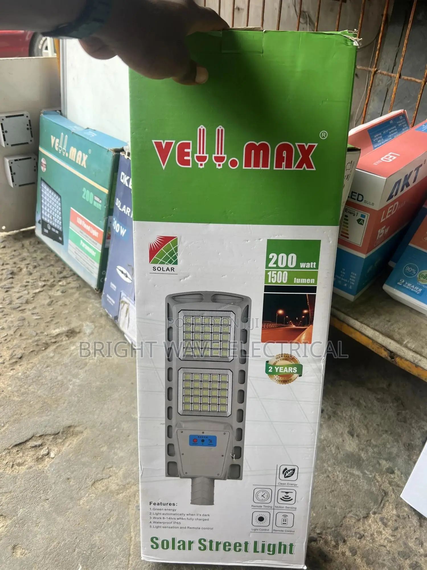 200wt Vellmax Solar Street Light