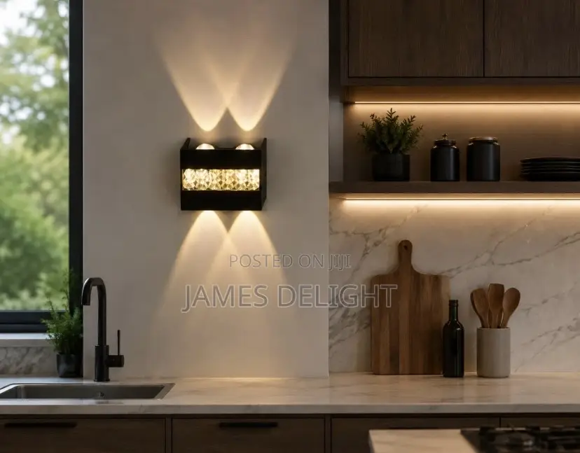 Modern Led Up and Down Crystal Wall Sconce.