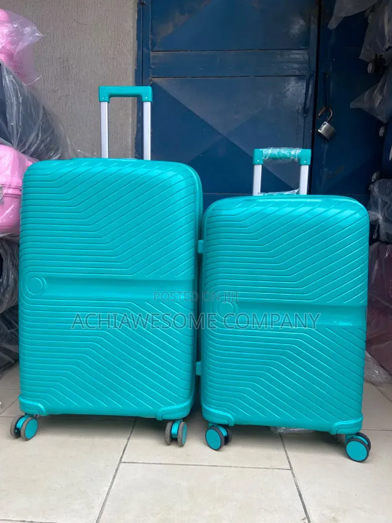 Set of 2 Unbreakable Rubber Luggage