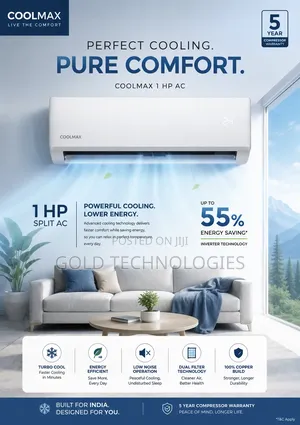 1hp Air Conditioner, Efficient and Super Cooling Ac of Various Brands