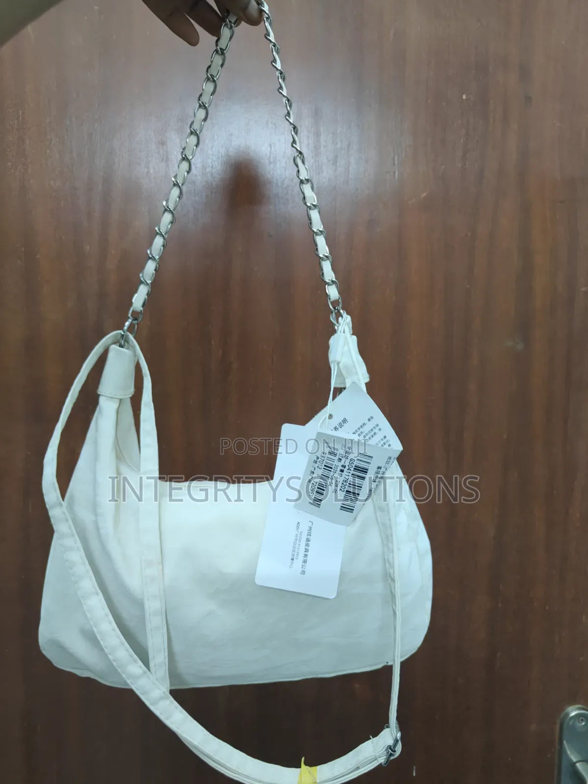 Butterfly Stud Shoulder Hobo Bag