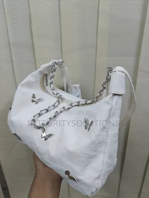 Butterfly Stud Shoulder Hobo Bag