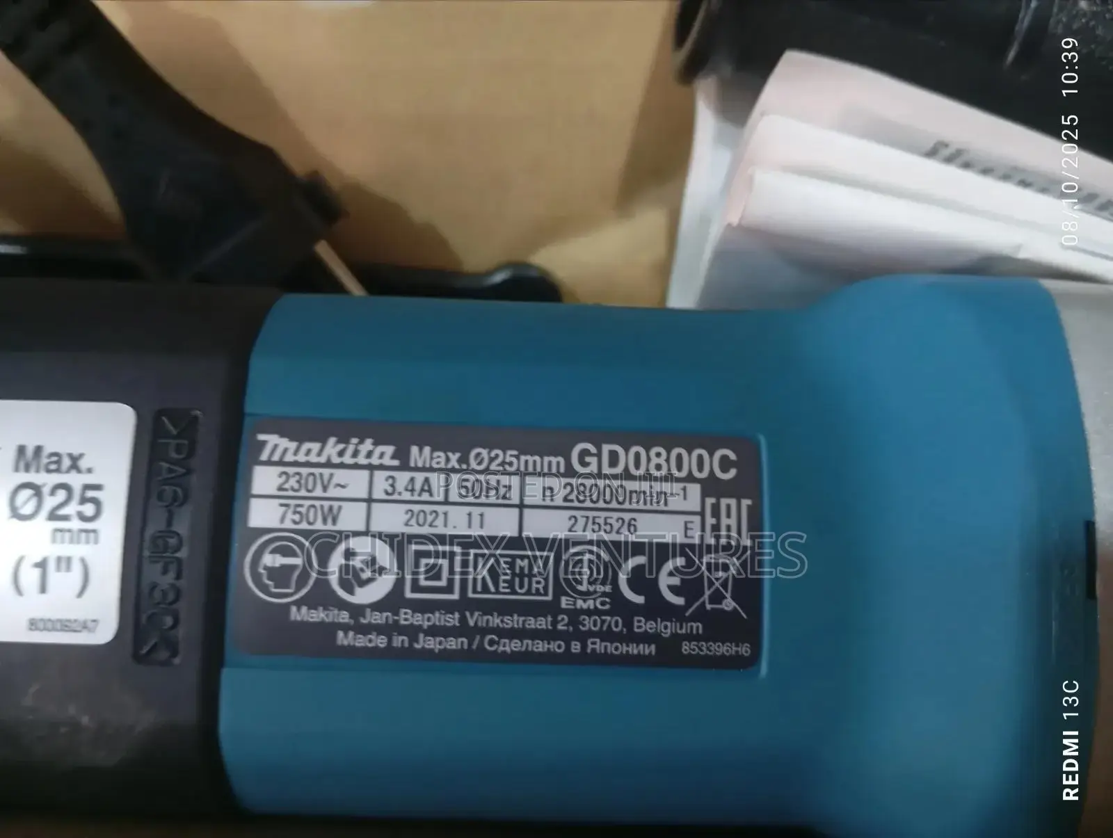 8mm Die Grinder Machine Gd0800c