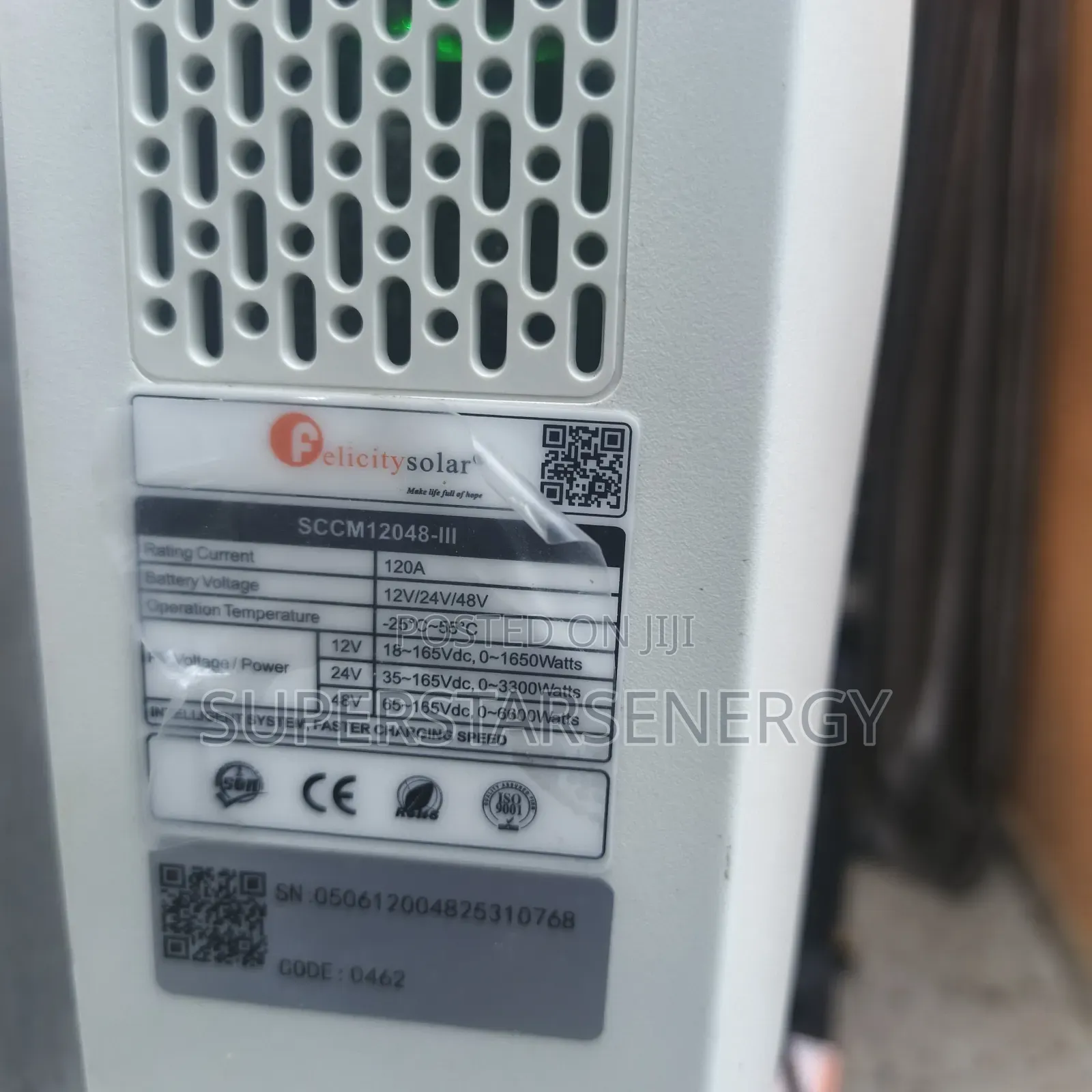 120ah Felicity MPPT Charge Controller